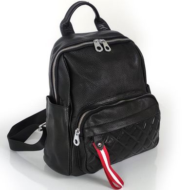 Женский кожаный рюкзак Olivia Leather F-S-NM20-2106A Черный
