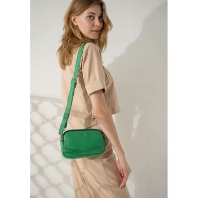 Жіноча шкіряна сумка поясна/кросбоді Holly зелена Blanknote TW-Holly-green