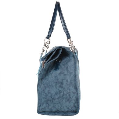 Жіноча повсякденно-дорожня сумка з якісного шкірозамінника LASKARA (Ласкарєв) LK10190-blue-duo Синій