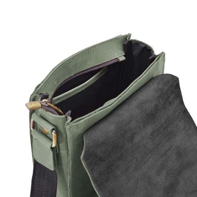 Чоловіча сумка шкіряна через плече RE-30271-3md TARWA Зелений