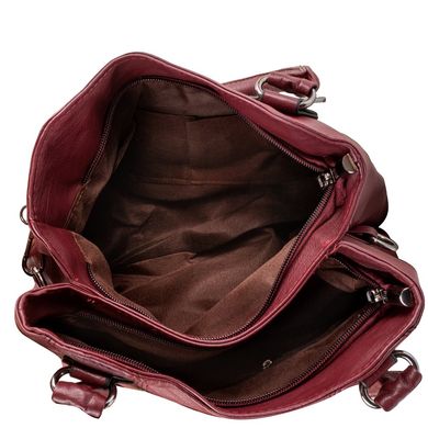 Женская сумка из качественного кожезаменителя VALIRIA FASHION (ВАЛИРИЯ ФЭШН) DET1848-17 Бордовый