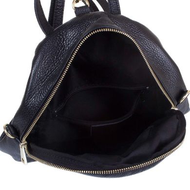 Жіноча шкіряна сумка-рюкзак ETERNO (Етерн) ETK03-61 Чорний