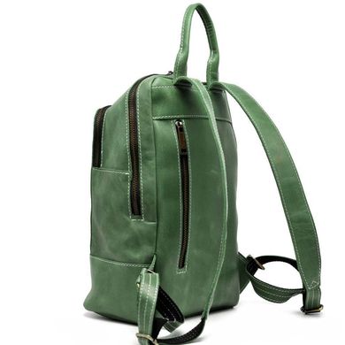 Женский кожаный рюкзак TARWA RE-2008-3md Зеленый