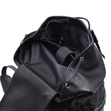 Кожаный городской рюкзак для ноутбука TARWA GA-0010-4lx Черный