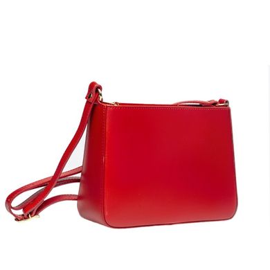 Жіноча шкіряна сумка червоного кольору Ricco Grande 12223-red