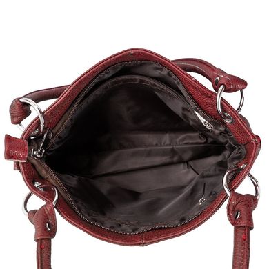 Жіноча шкіряна сумка VALIRIA FASHION (Валіра ФЕШН) DET157-17 Бордовий