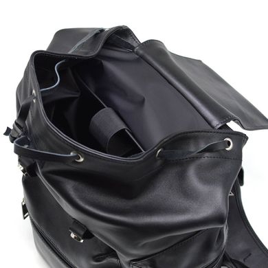 Кожаный городской рюкзак для ноутбука TARWA GA-0010-4lx Черный