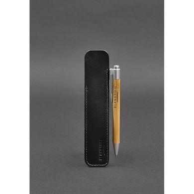 Натуральный кожаный чехол для ручки 2.0 Черный Blanknote BN-CR-2-g