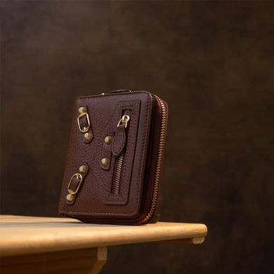Шкіряний жіночий гаманець Guxilai 19400 Коричневий