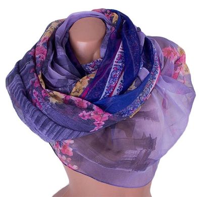 Фиолетовый женский шарф ETERNO ES0206-26-8, Фиолетовый