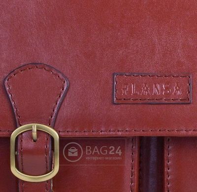 Вместительный кожаный мужской портфель коричневого цвета ETERNO ET01A-brown, Коричневый