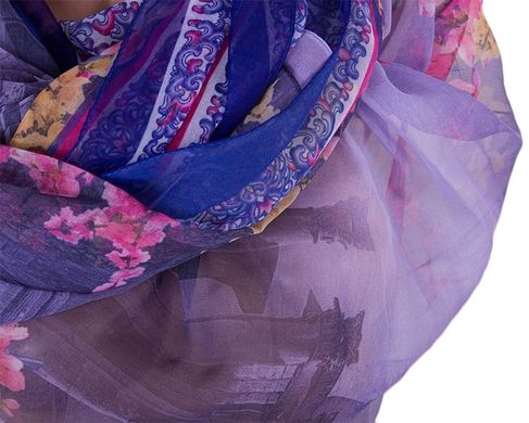 Фіолетовий жіночий шарф ETERNO ES0206-26-8, Фіолетовий