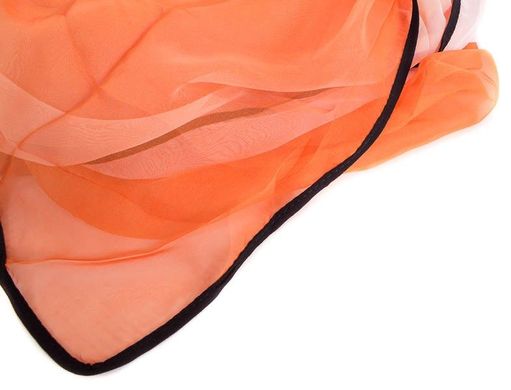 Лиловый крпдешиновый шарф для женщин ETERNO ES0107-37-orange, Оранжевый