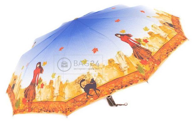 Летний зонтик для женщин, автматический ZEST Z239666-27, Голубой