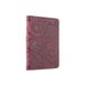 Дизайнерська шкіряна обкладинка-органайзер для ID паспорта та інших документів фіолетового кольору, колекція "Buta Art"