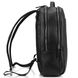Мужской кожаный черный рюкзак для ноутбука Tiding Bag SM8-183A Черный