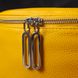 Яркая женская сумка через плечо из натуральной кожи 22116 Vintage Желтая