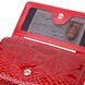 Яскраве жіноче портмоне з лакованої фактурної шкіри KARYA 21428 Червоний