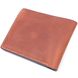 Компактний гаманець із натуральної шкіри без застібки GRANDE PELLE 11661 Коричневий