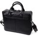 Прочная сумка-портфель из зернистой кожи KARYA 20872 Черный
