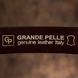 Ремень мужской с классической алюминиевой пряжкой Grande Pelle 11268 Красно-коричневый