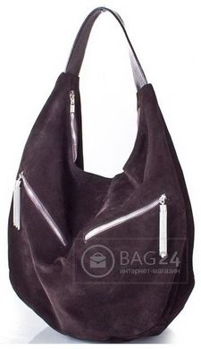 Дизайнерская сумка из надежной замши GALA GURIANOFF GG1247-brown, Коричневый