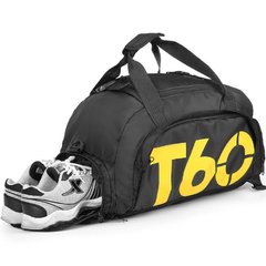 Тканевая спортивная сумка-рюкзак Confident AT12-T-T60A Черный