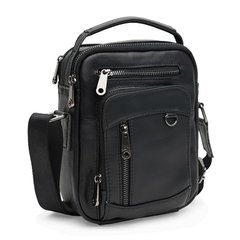 Мужская кожаная сумка Keizer K16024bl-black