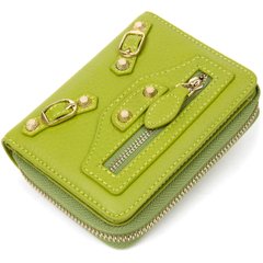 Кожаный кошелек для женщин Guxilai 19401 Салатовый