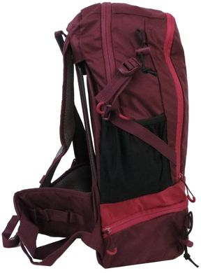 Спортивний рюкзак з дощовиком Rocktrail Wander-rucksack 25L IAN376550 бордовий
