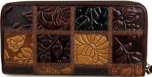 Кошелек женский Vintage 14502 на молнии Коричневый