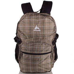 Мужской рюкзак с отделением для ноутбука ONEPOLAR (ВАНПОЛАР) W1573-khaki Коричневый