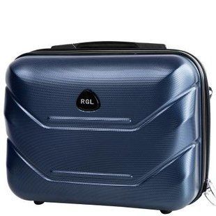 Дорожный бьюти-кейс с креплением для чемодана ROGAL (РОГАЛ) RGL720XL-dark-blue-orange Синий