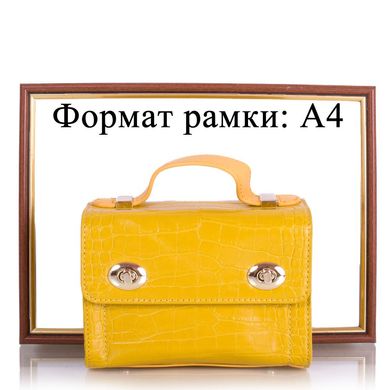 Женская мини-сумка из качественного кожезаменителя AMELIE GALANTI (АМЕЛИ ГАЛАНТИ) A962460-yellow Желтый