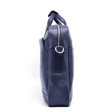 Чоловіча сумка для ноутбука 17" із натуральної шкіри TARWA RK-1019-4lx  Синій