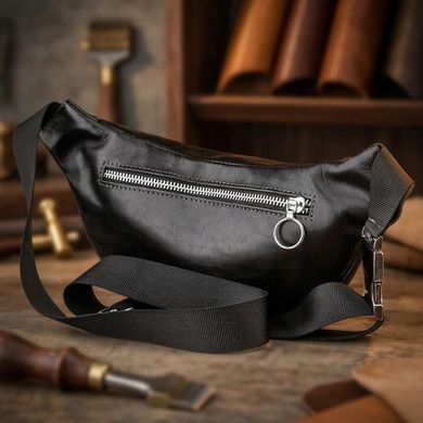 Поясна сумка GRANDE PELLE 11140 Чорна