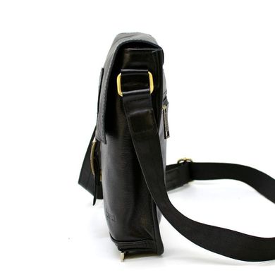 Мужская кожаная сумка-мессенджер GA-7157-3md от украинского бренда TARWA Черный