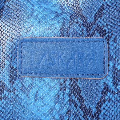 Женская сумка из качественного кожезаменителя LASKARA (ЛАСКАРА) LK-20289-blue-snake Синий