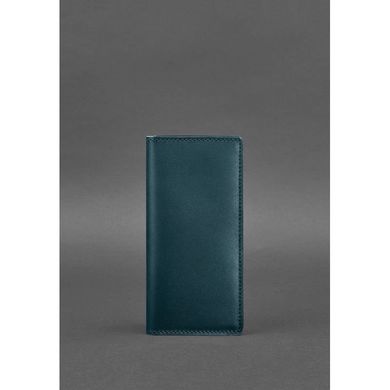 Натуральное кожаное портмоне-купюрник 11.0 зеленое Blanknote BN-PM-11-malachite