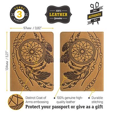 Обложка на паспорт SHVIGEL 15303 Желтая
