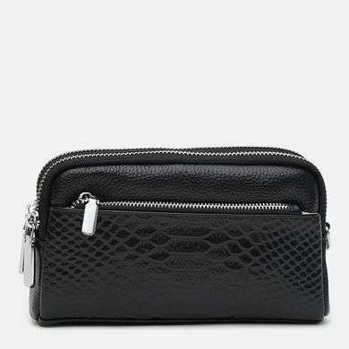 Жіноча шкіряна сумка-клатч Keizer K1MH8822bl-black