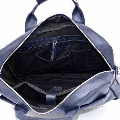 Чоловіча сумка для ноутбука 17" із натуральної шкіри TARWA RK-1019-4lx  Синій