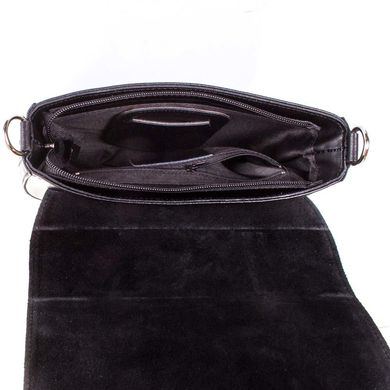 Женская кожаная сумка-клатч через плечо ETERNO (ЭТЕРНО) ETK58-01 Черный