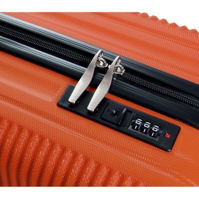 Чемодан пластиковый маленький Miami Beach 20" Vip Collection оранжевая Miami.20.Orange