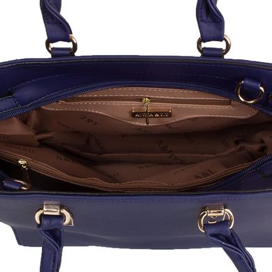 Жіноча сумка з якісного шкірозамінника ANNA & LI (АННА І ЛІ) TU14465-navy Синій