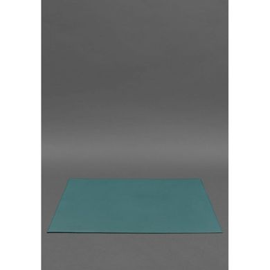 Накладка на стол руководителя - Натуральный кожаный бювар 1.0 Зеленый Blanknote BN-BV-1-malachite