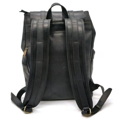 Кожаный городской рюкзак RA-0010-4lx от бренда TARWA Черный
