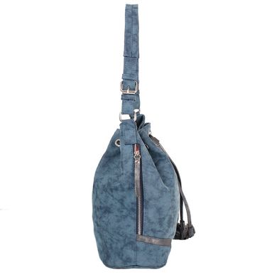 Жіноча сумка з якісного шкірозамінника LASKARA (Ласкарєв) LK10194-blue Синій