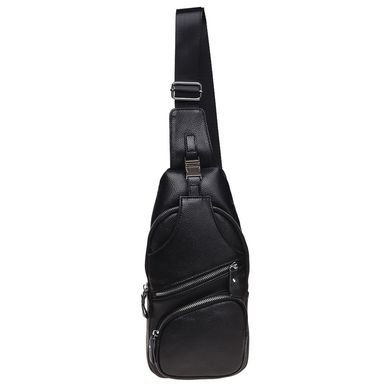 Мужской кожаный рюкзак Borsa Leather K15026-black