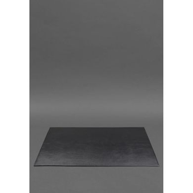 Накладка на стіл керівника - Натуральний шкіряний бювар 1.0 Чорний Blanknote BN-BV-1-g